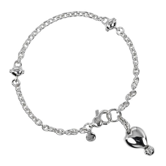 TIFFANY Silver Heart Charm Bracelet - Picture 1 of 7
